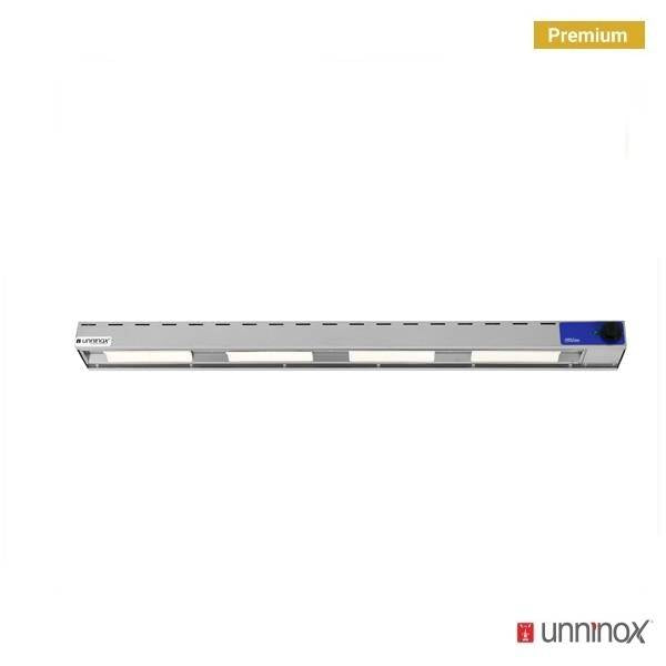 Étagère de chef chauffante céramique 4 x 250 W - L 1600 x P 180 x H 90 mm - Unninox