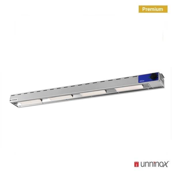 Étagère de chef chauffante céramique 5 x 250 W - L 2000 x P 180 x H 90 mm - Unninox