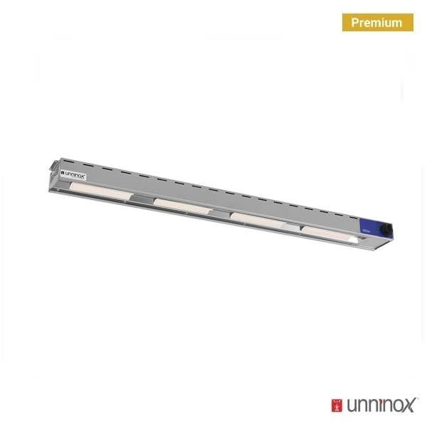 Étagère de chef chauffante céramique 4 x 250 W - L 1600 x P 180 x H 90 mm - Unninox
