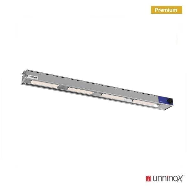 Étagère de chef chauffante céramique 4 x 250 W - L 1400 x P 180 x H 90 mm - Unninox