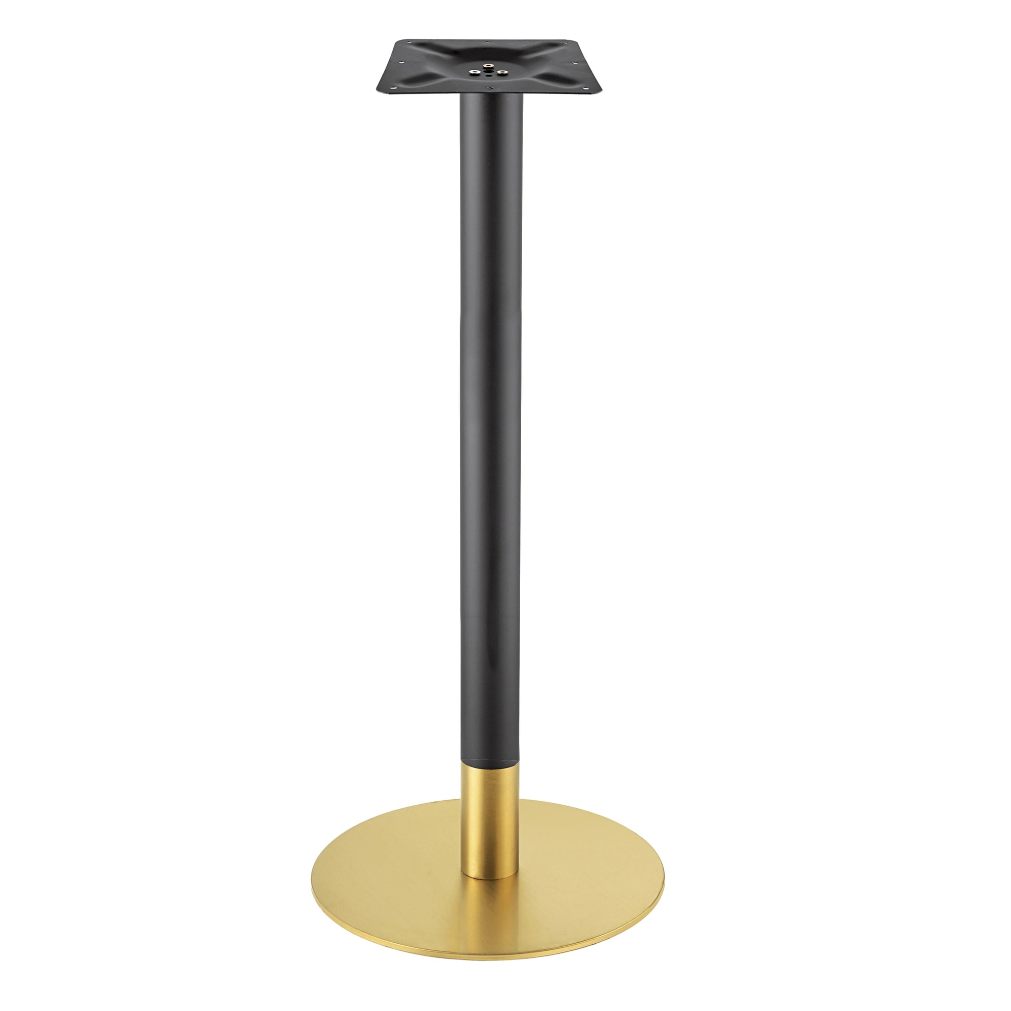 Pied de table Rond Haut Or+Noir - Madrid Mobiliario