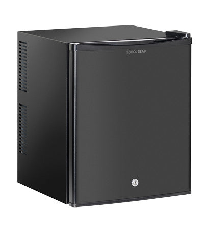 Minibar silencieux 26L avec LED serrure et étagère réglable - Économie d'énergie - Cool Head inox 60 W Coolhead - Mini armoire réfrigérée professionnel CHR - matériel cuisine pro - Cuistéo