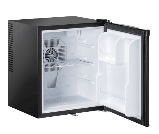 Minibar silencieux 40L avec serrure éclairage LED et étagère ajustable - MB 42 - Cool Head inox 430x424x515 mm 60 W Coolhead - Mini armoire réfrigérée professionnel CHR - matériel cuisine pro - Cuistéo