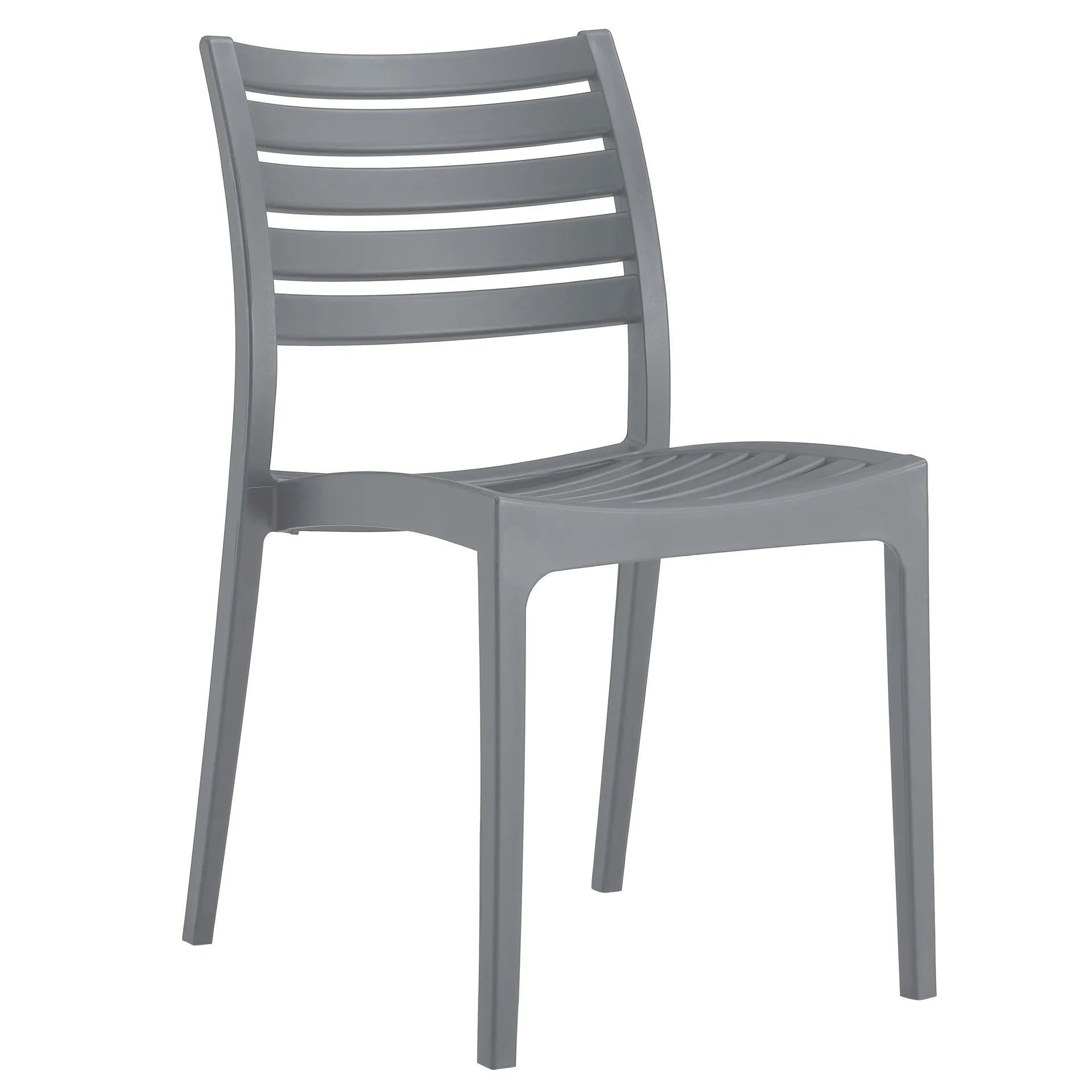 Chaise CLAVEL - Gris - Lot de 4 - Madrid Mobiliario