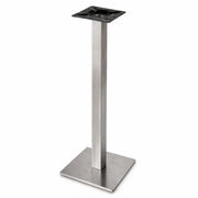 Pied de table Carré Haut Inox - Madrid Mobiliario