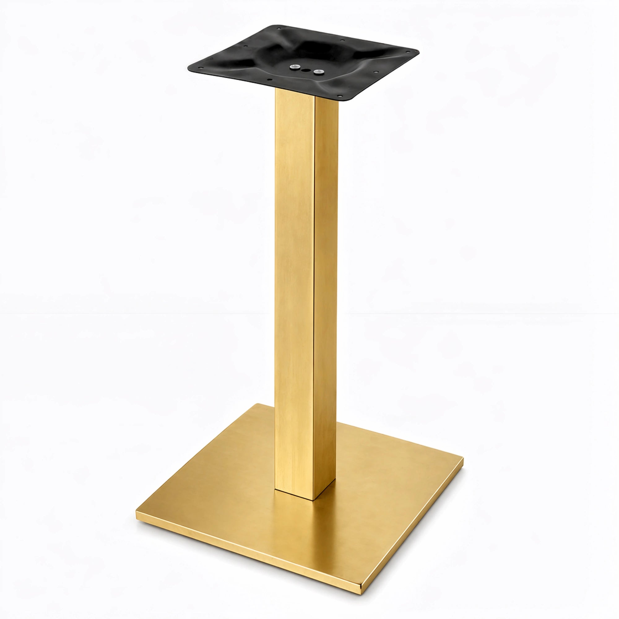 Pied de table Carré Or Inox - Madrid Mobiliario