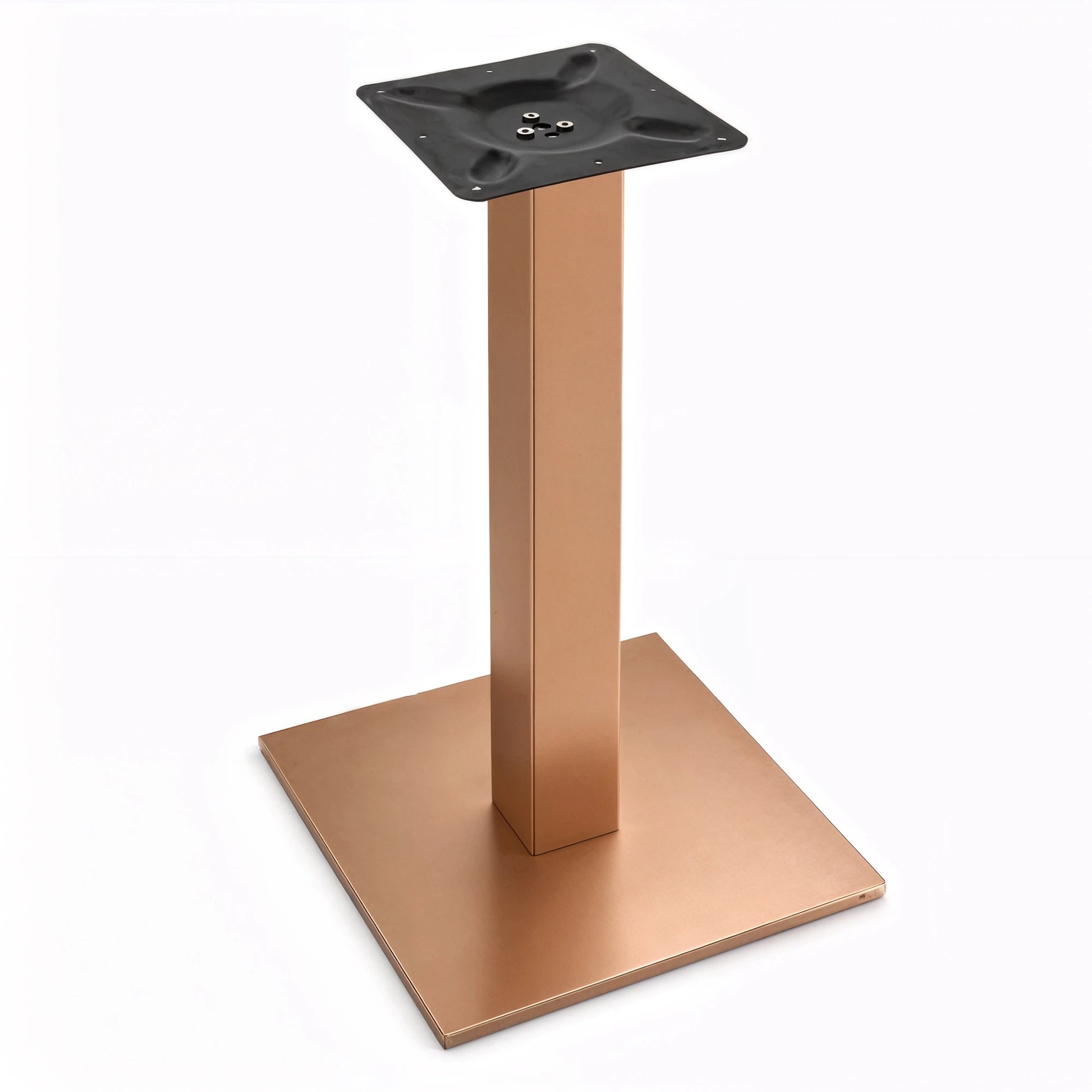 Pied de table Carré Cuivre Inox - Madrid Mobiliario