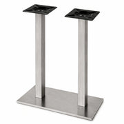 Pied de table Double Haut Inox - Madrid Mobiliario