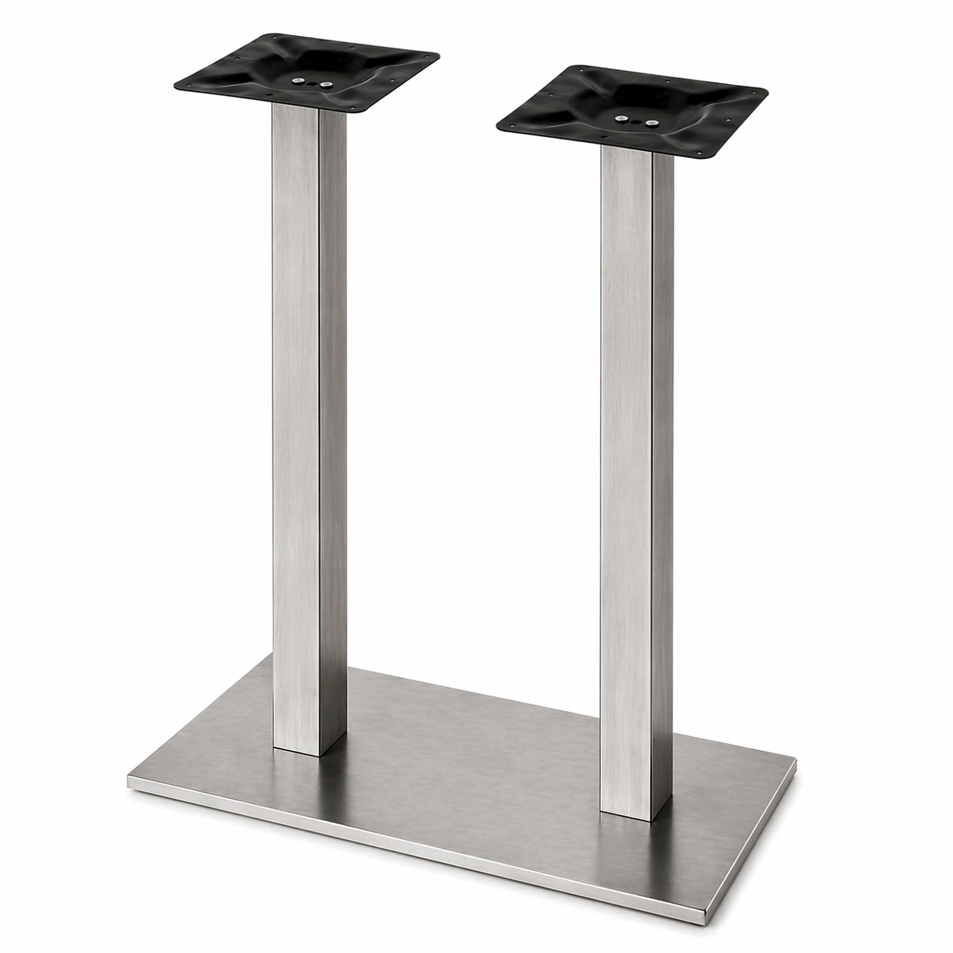 Pied de table Double Haut Inox - Madrid Mobiliario