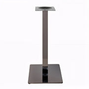 Pied de table Carré Haut Inox Noir - Madrid Mobiliario