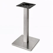 Pied de table Carré Inox - Madrid Mobiliario