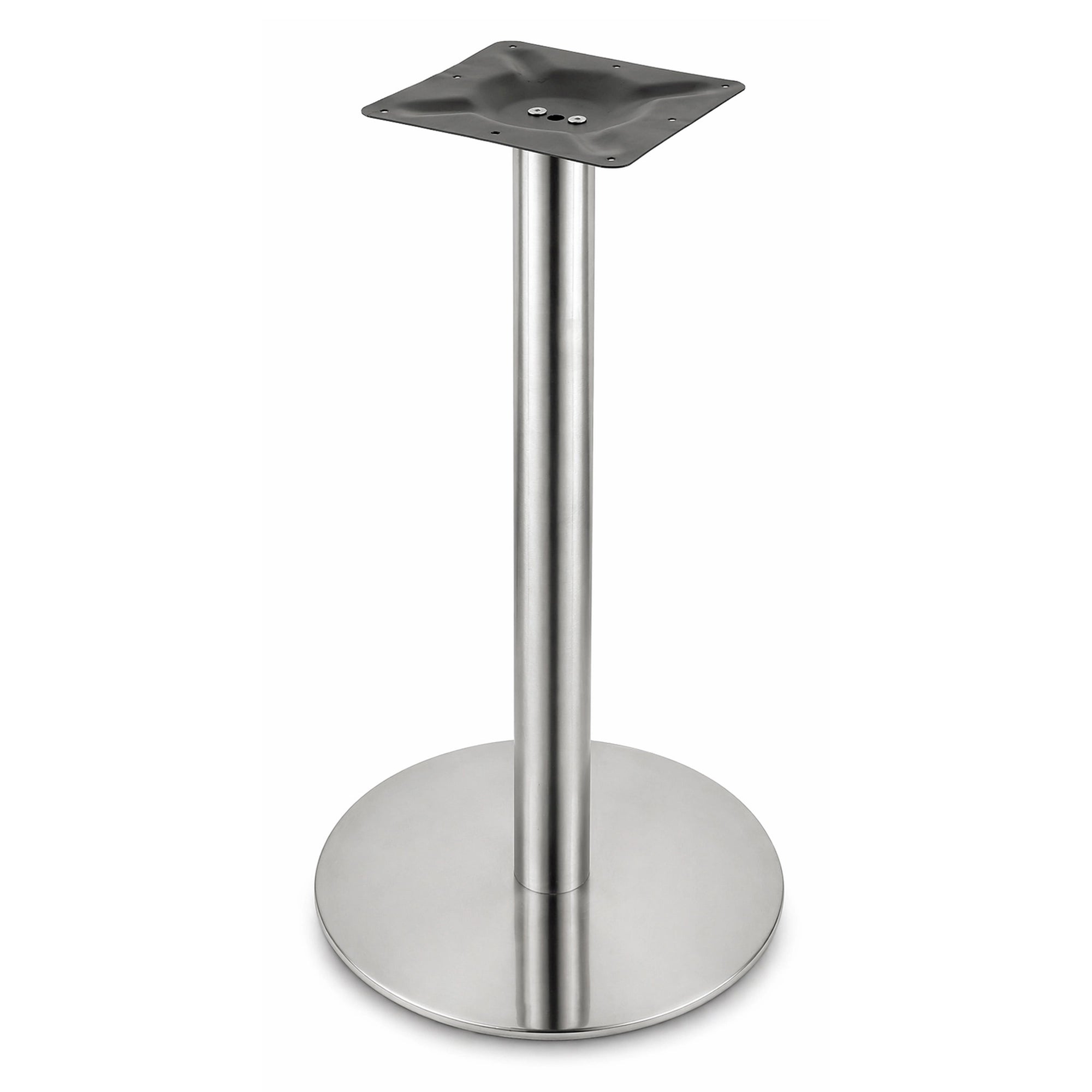 Pied de table Rond Inox - Madrid Mobiliario