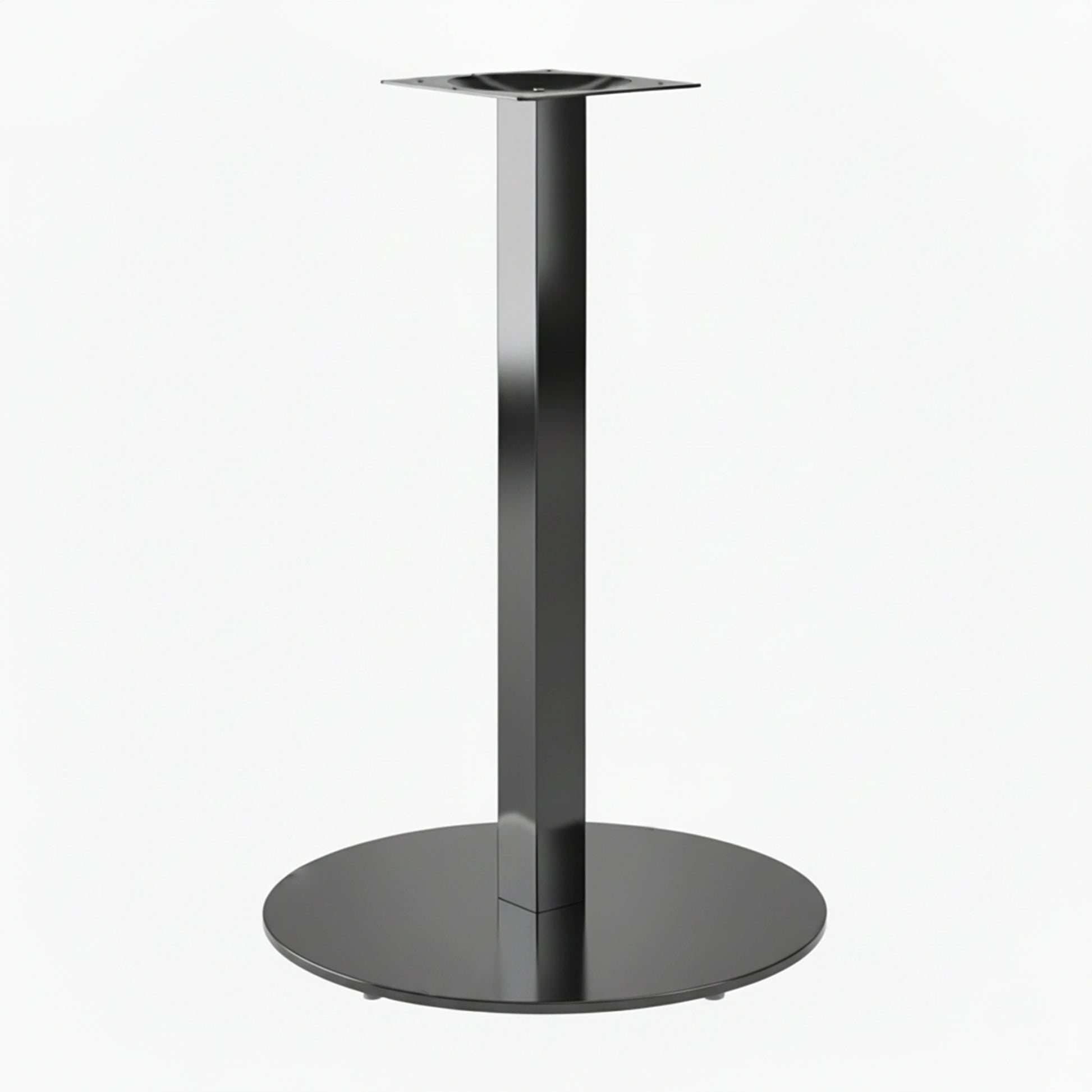 Pied de table Rond Inox Noir - Madrid Mobiliario