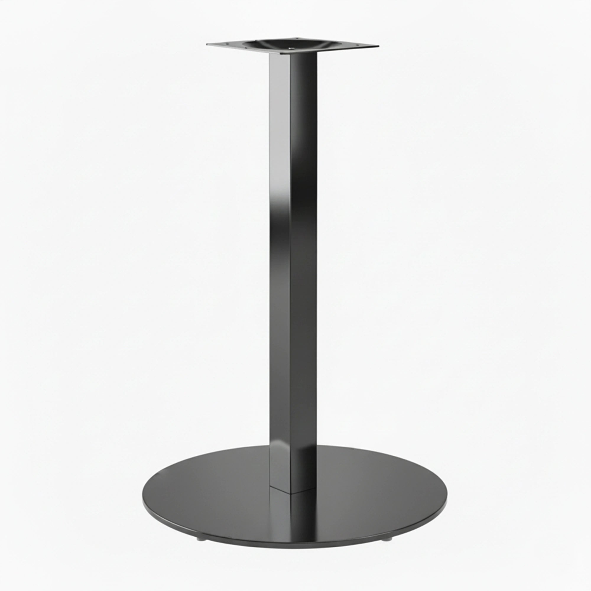Pied de table Rond Inox Noir - Madrid Mobiliario