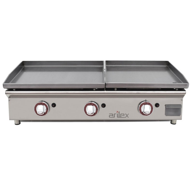 Plancha à gaz - Série DUO 6040PGLLN - Arilex