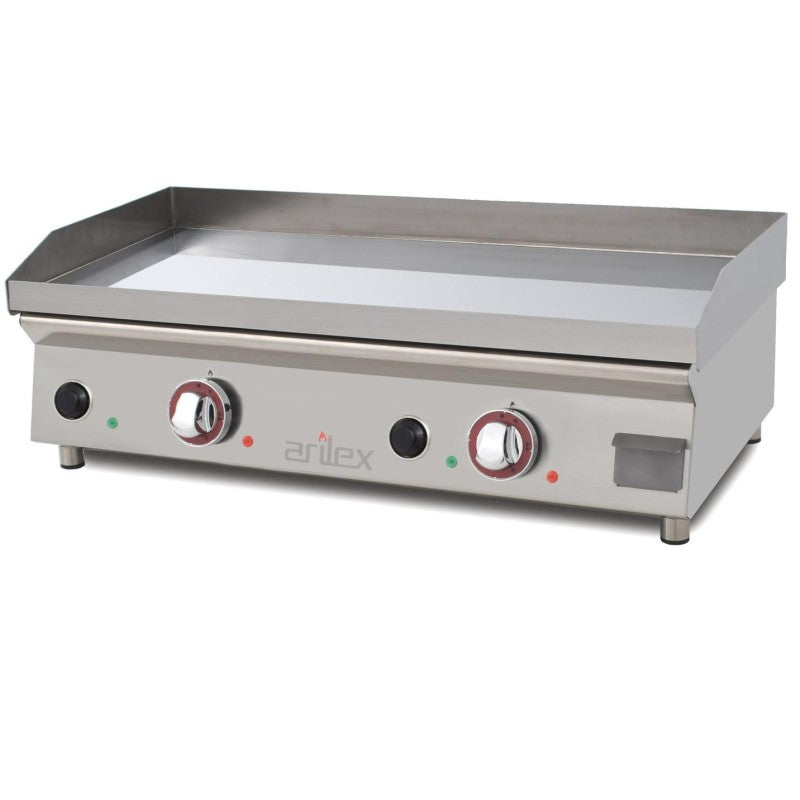 Plancha électrique - 80 cm - Acier chromé 15 mm - Arilex