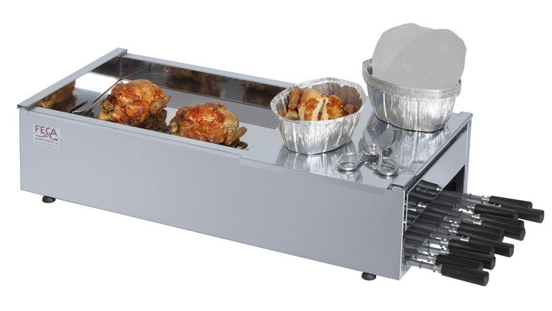 Plateau de poulet rôti à découper 1100 mm Feca - Accessoires Rôtissoire professionnel CHR - matériel cuisine pro - Cuistéo