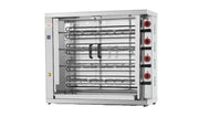 Rôtissoire électrique 24 poulets - 4 broches - 420 EKO-E 20 L 16.8 kW Feca - Rôtissoire professionnelle professionnel CHR - matériel cuisine pro - Cuistéo