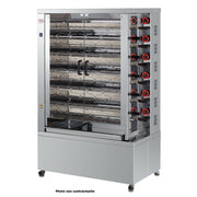 Rôtissoire électrique 66 poulets - 11 broches - 11 DOBLE EKO-E 55 L 25.2 kW Feca - Rôtissoire professionnelle professionnel CHR - matériel cuisine pro - Cuistéo