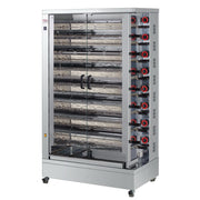 Rôtissoire électrique 90 poulets - 15 broches - 15 DOBLE EKO-E 75 L 33.6 W Feca - Rôtissoire professionnelle professionnel CHR - matériel cuisine pro - Cuistéo