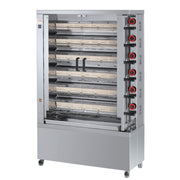 Rôtissoire gaz 36 poulets - 6 broches - 40 000 Kcal/h - 630 EKO 30 L 40 W Feca - Rôtissoire à gaz professionnel CHR - matériel cuisine pro - Cuistéo