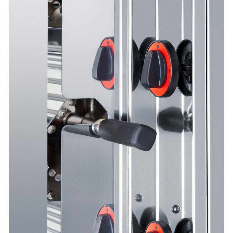 Rôtissoire gaz vertical - 7 grilles pour poulets crapaudine - 735 EKO 81.2 L 46 W Feca - vue 2 - Rôtissoire à gaz pro CHR - Cuistéo