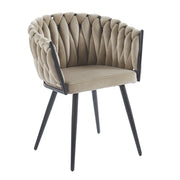 Chaise LORA - Beige - Lot de 4 - Madrid Mobiliario
