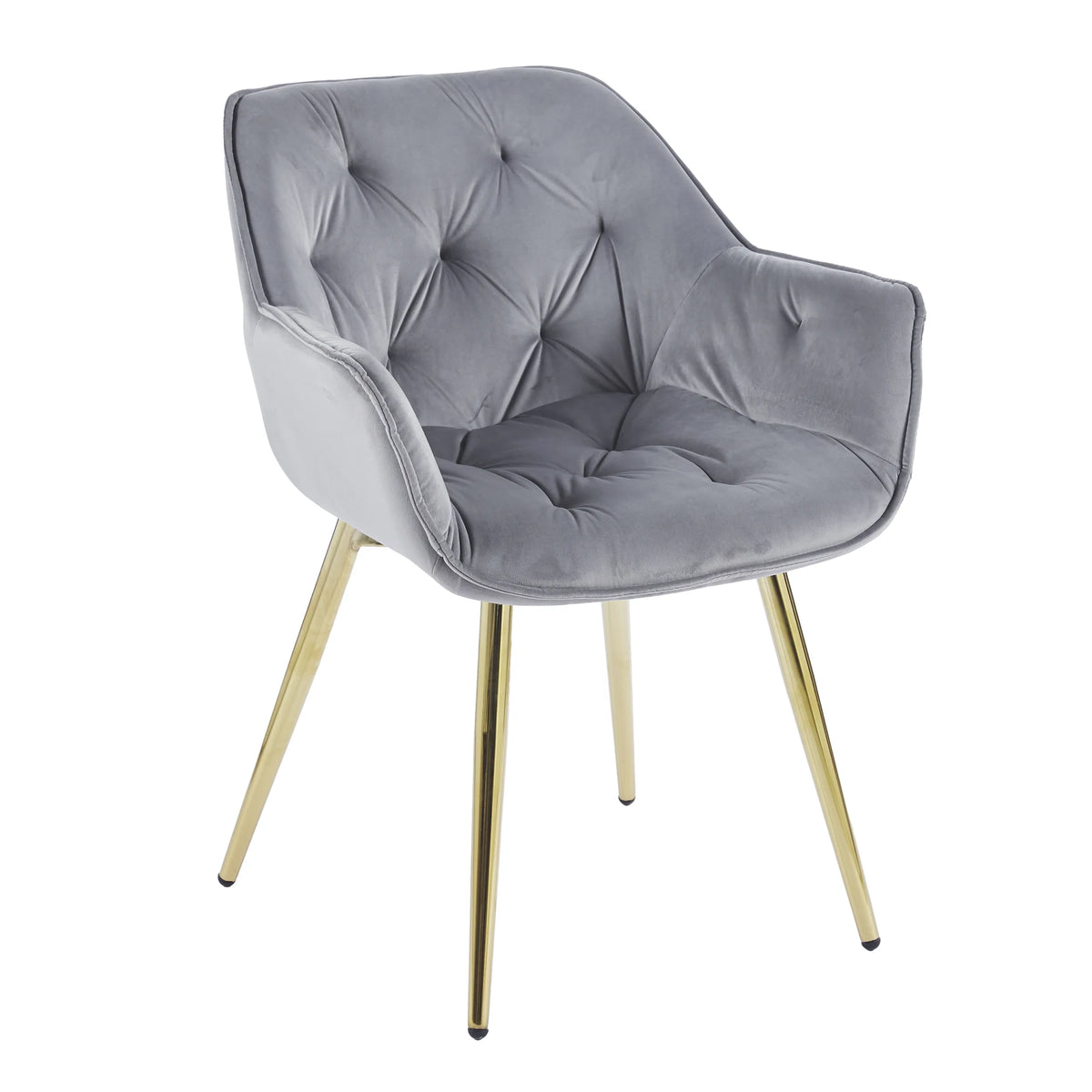 Chaise SENNA - Gris - Lot de 4 - Madrid Mobiliario