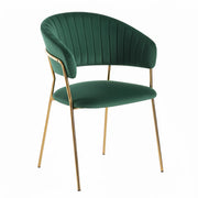 Chaise ISA - Vert - Madrid Mobiliario