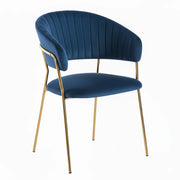 Chaise ISA - Bleu - Madrid Mobiliario