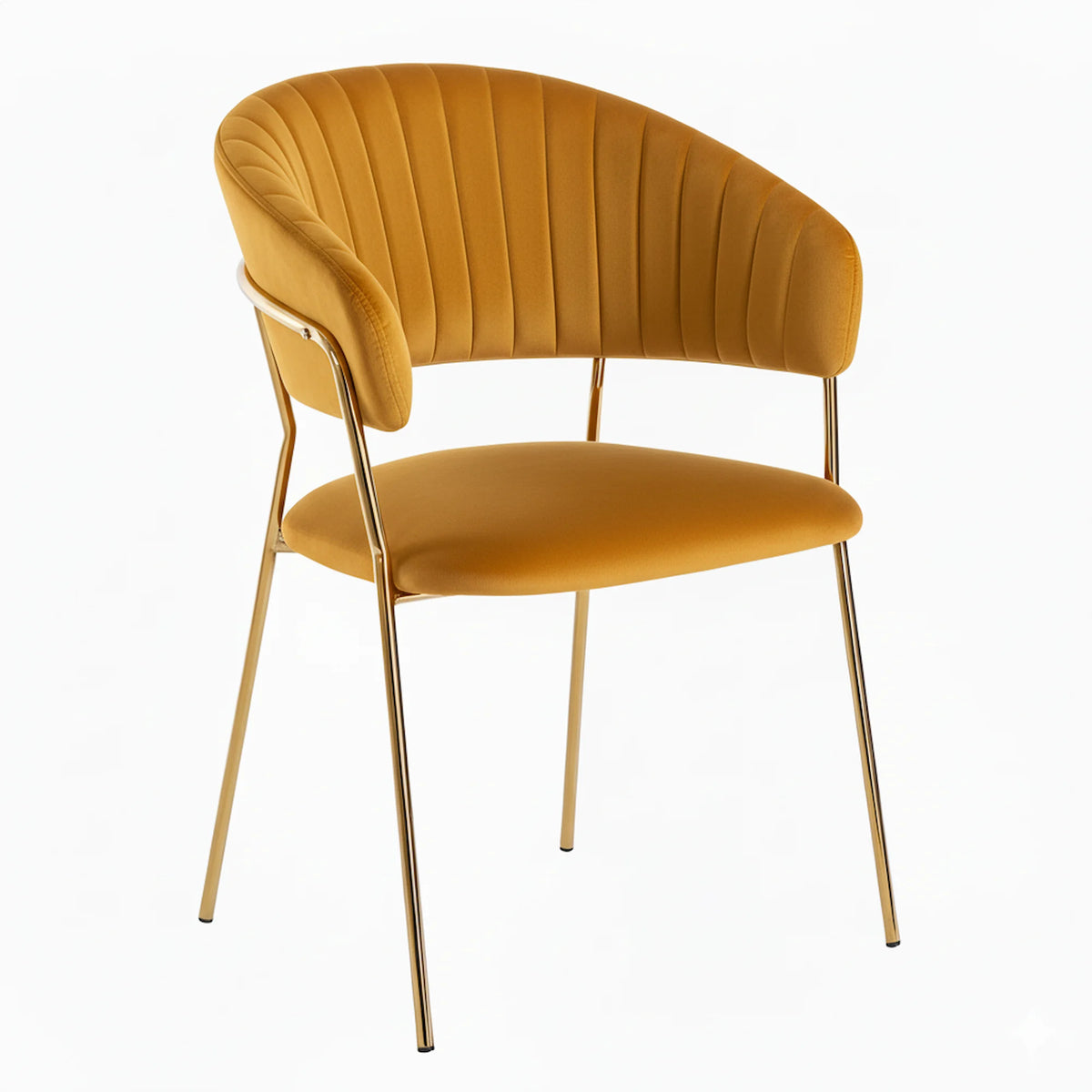 Chaise ISA - Moutarde - Madrid Mobiliario