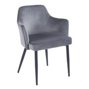 Chaise VICTORIA - Gris - Lot de 4 - Madrid Mobiliario