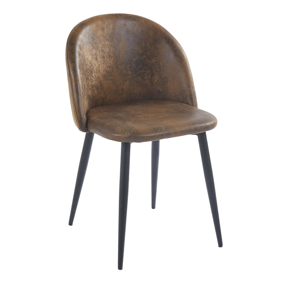 Chaise YUMI Velours - Bleu - Lot de 4 - Madrid Mobiliario