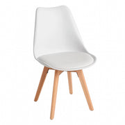 Chaise NORDIQUE - Blanc - Madrid Mobiliario