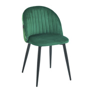 Chaise YUMI Floral - Vert - Lot de 4 - Madrid Mobiliario