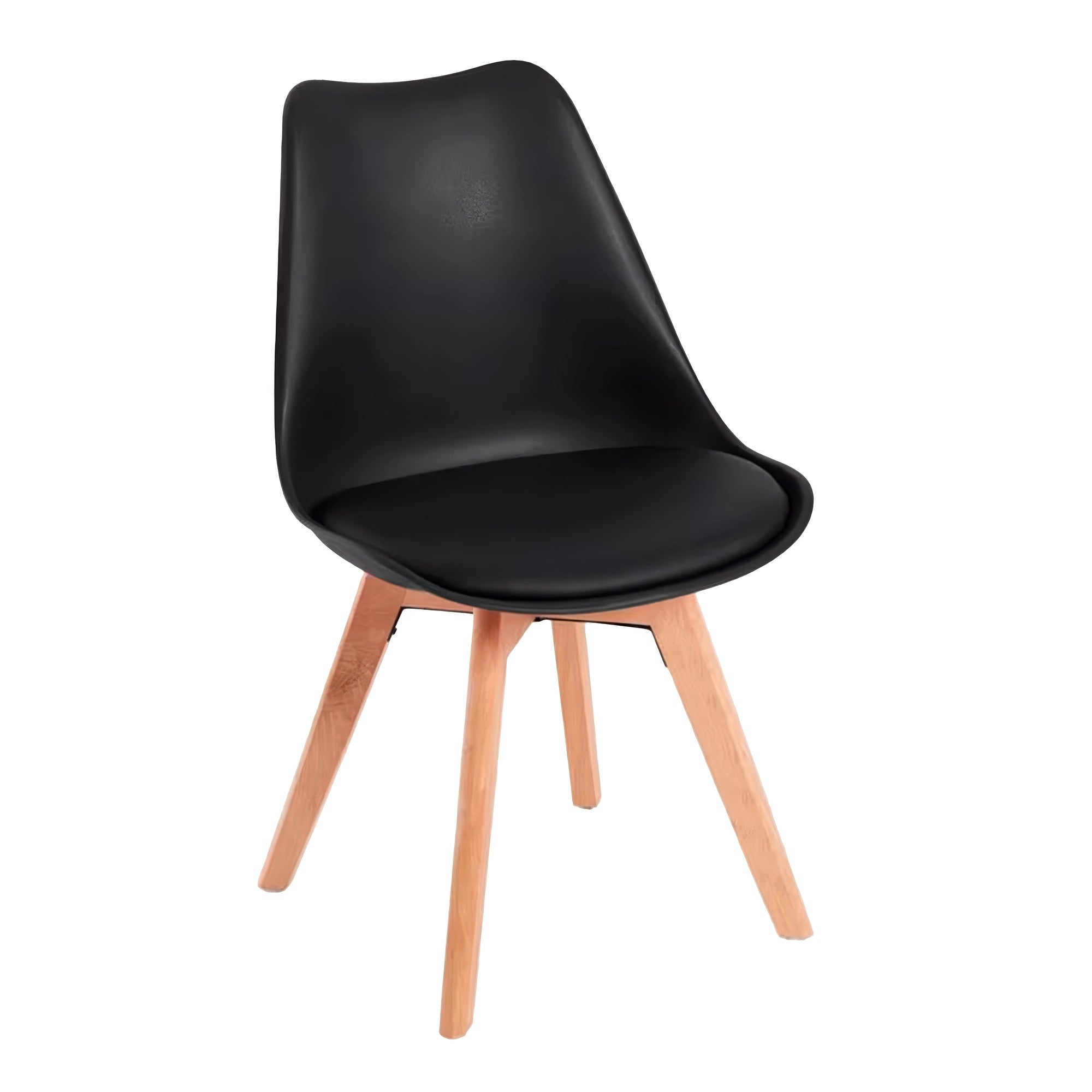 Chaise NORDIQUE - Noir - Lot de 4 - Madrid Mobiliario