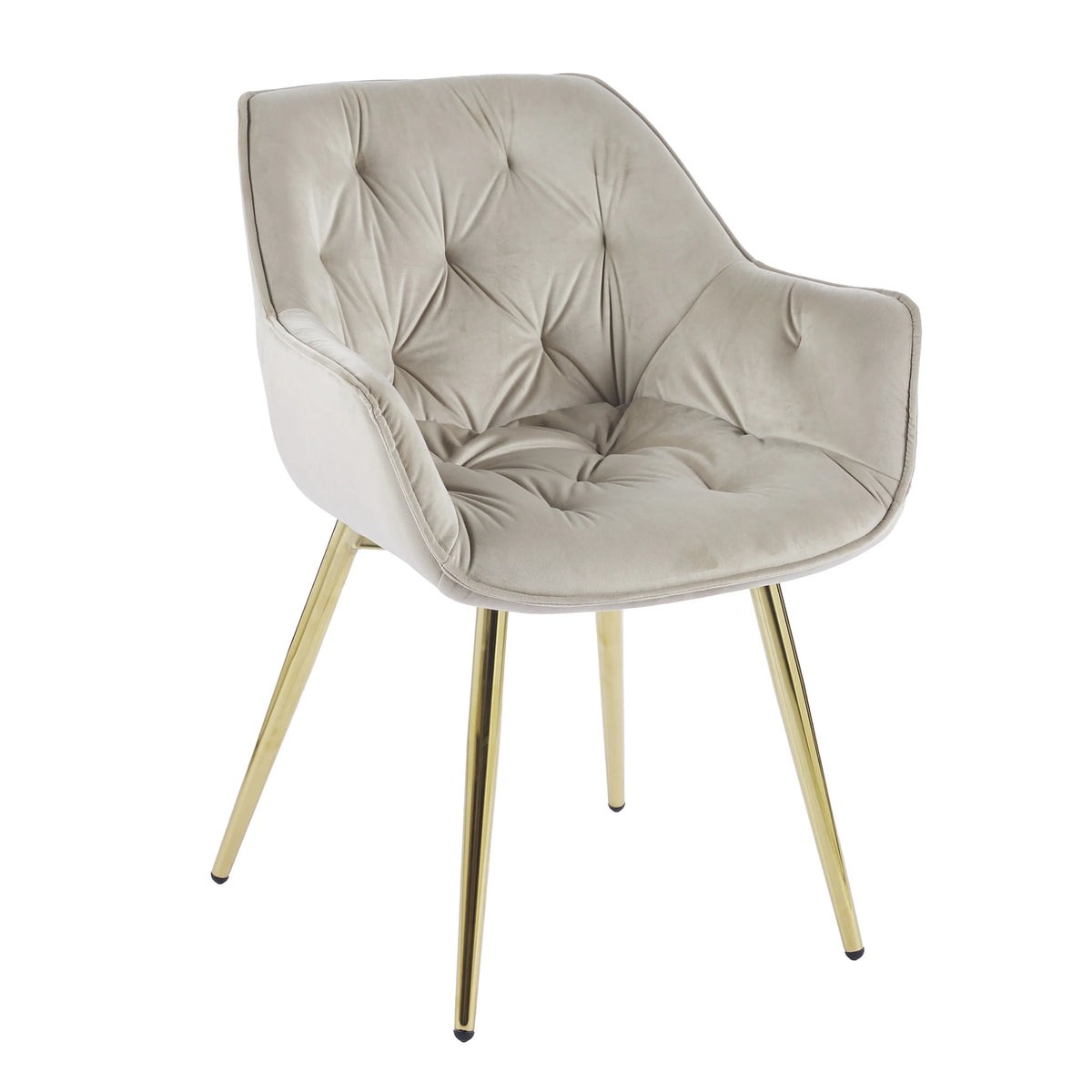 Chaise SENNA - Beige - Lot de 4 - Madrid Mobiliario