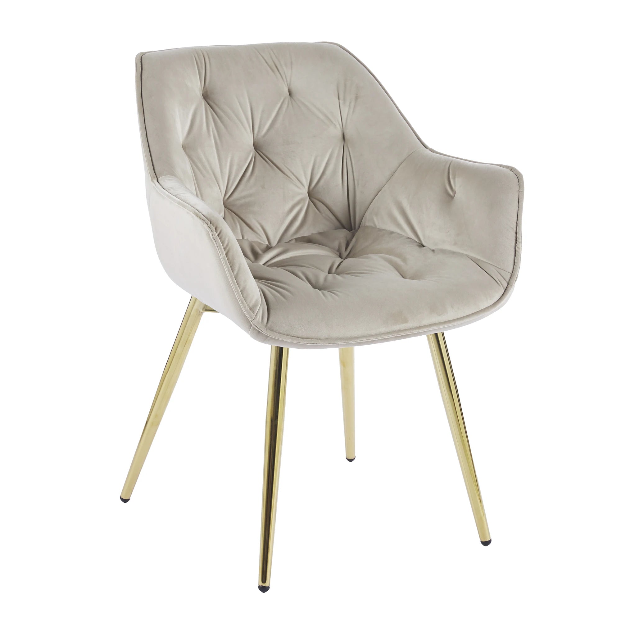 Chaise SENNA - Beige - Lot de 4 - Madrid Mobiliario