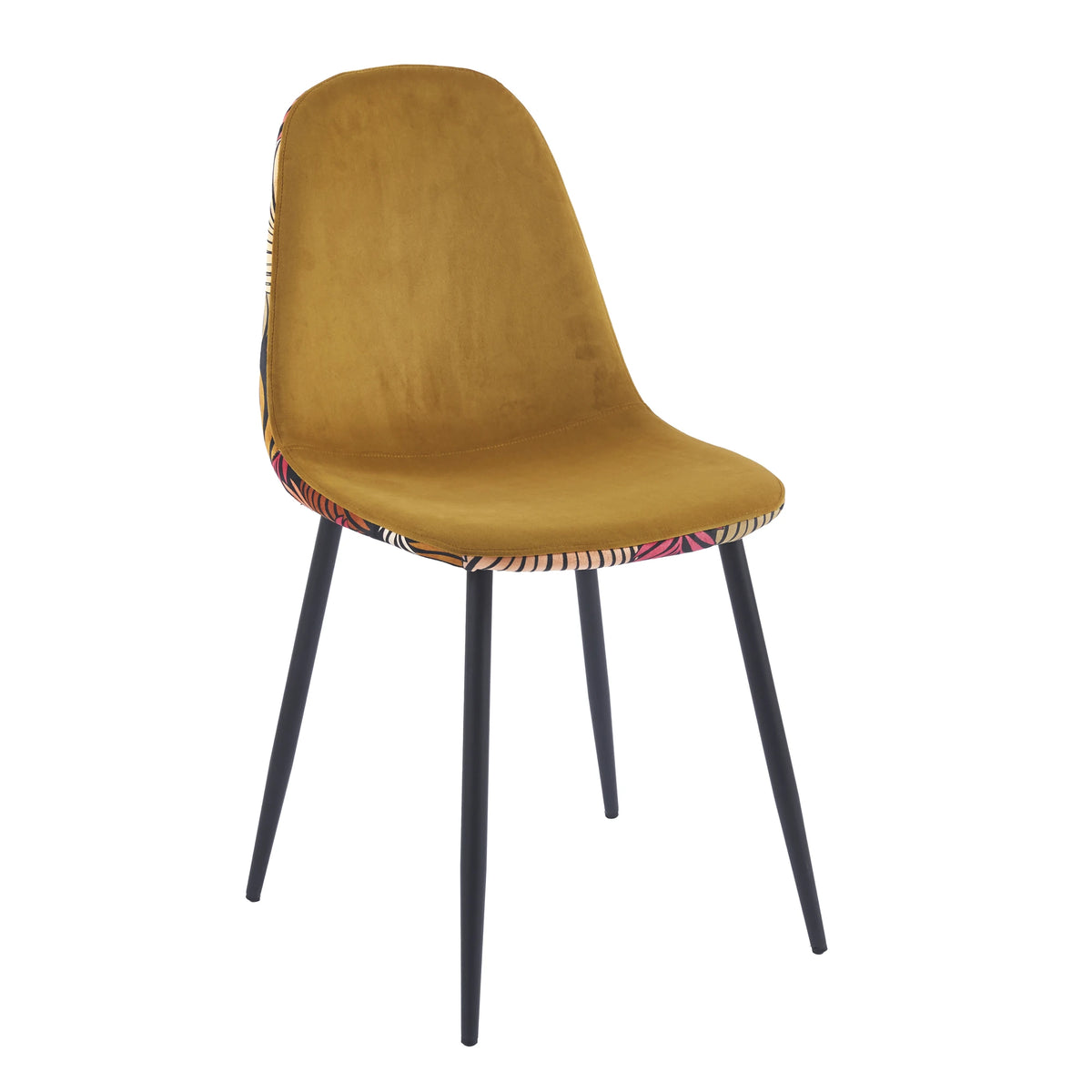 Chaise SIMP Floral - Moutarde - Madrid Mobiliario