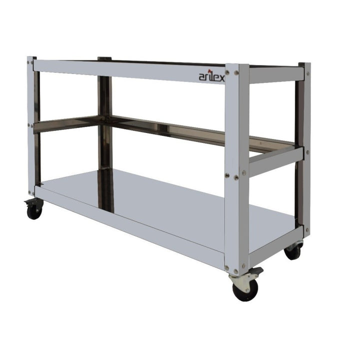 Support sur roues - Pour barbecues Planetario Rotatif - SUPPORT RP - Arilex