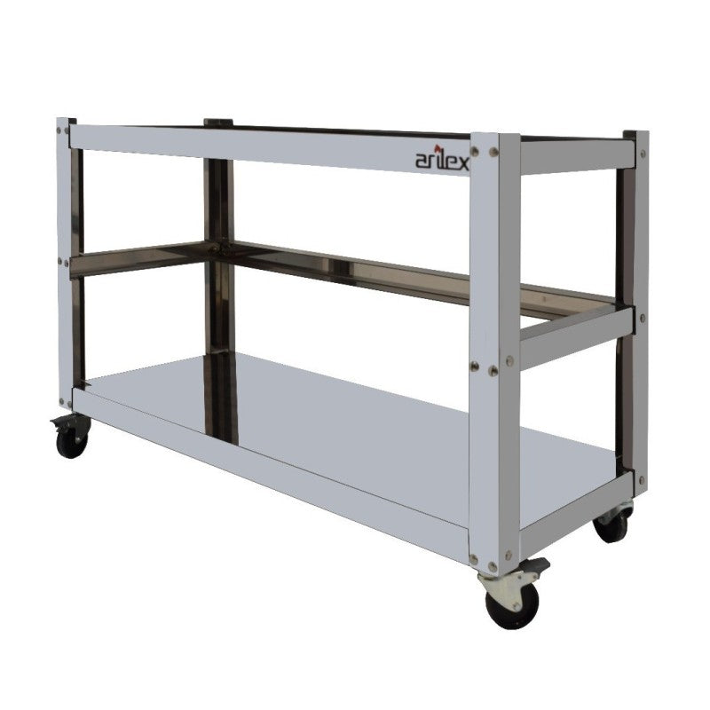 Support sur roues - Pour barbecues Planetario Rotatif - SUPPORT RP - Arilex