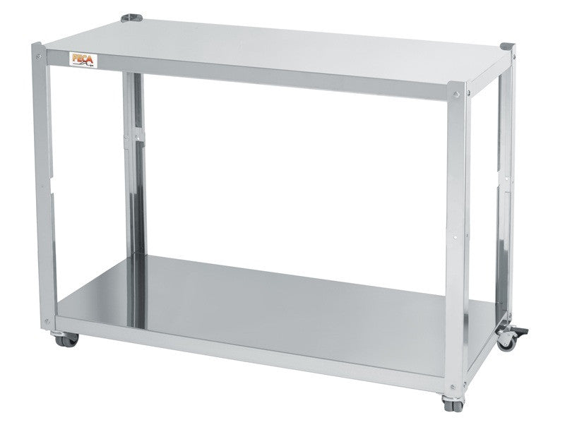 Table avec étagère pour série EKO inox Feca - Accessoires Rôtissoire professionnel CHR - matériel cuisine pro - Cuistéo