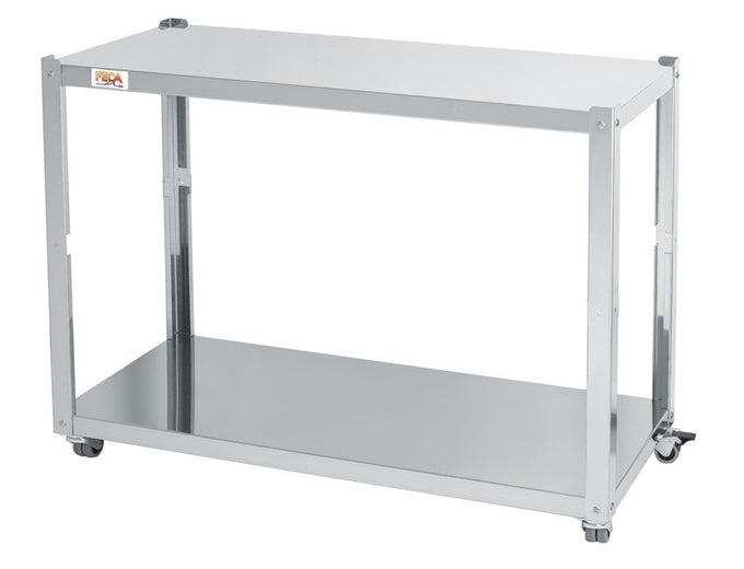 Table avec étagère pour série EKO inox Feca - Accessoires Rôtissoire professionnel CHR - matériel cuisine pro - Cuistéo