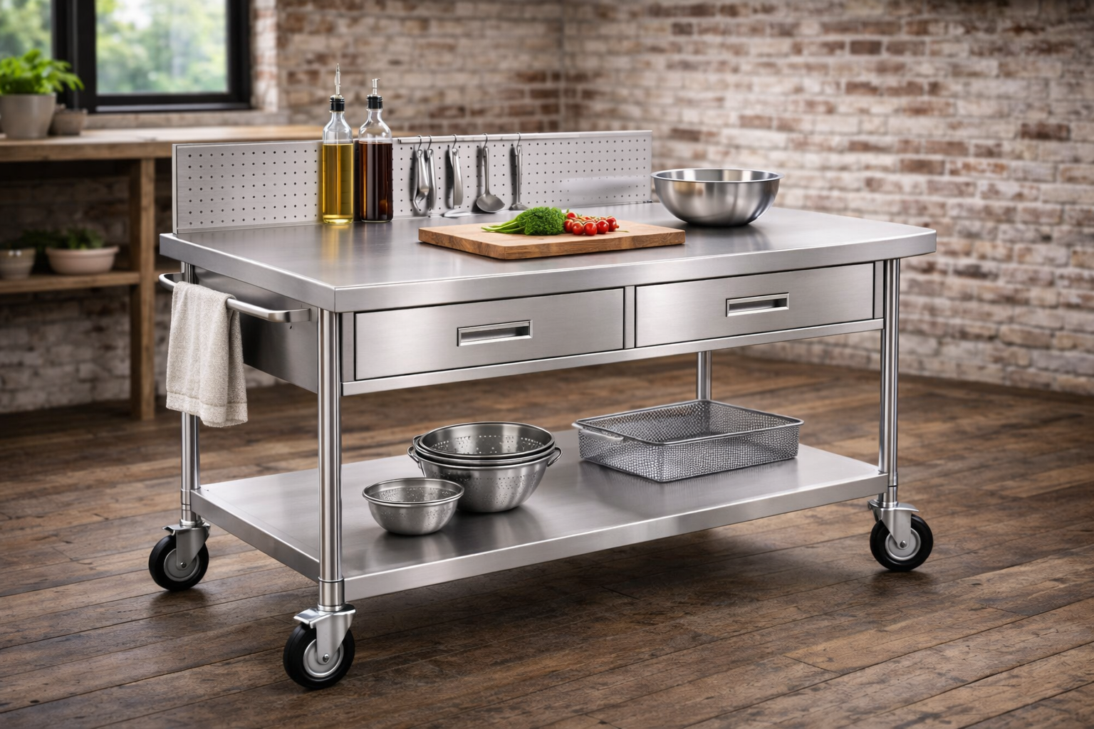 Table inox