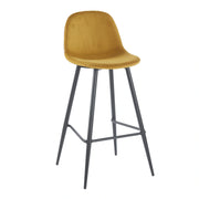 Tabouret SIMP Floral - Moutarde - Madrid Mobiliario