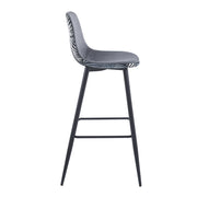 Tabouret SIMP Floral - Gris - Madrid Mobiliario