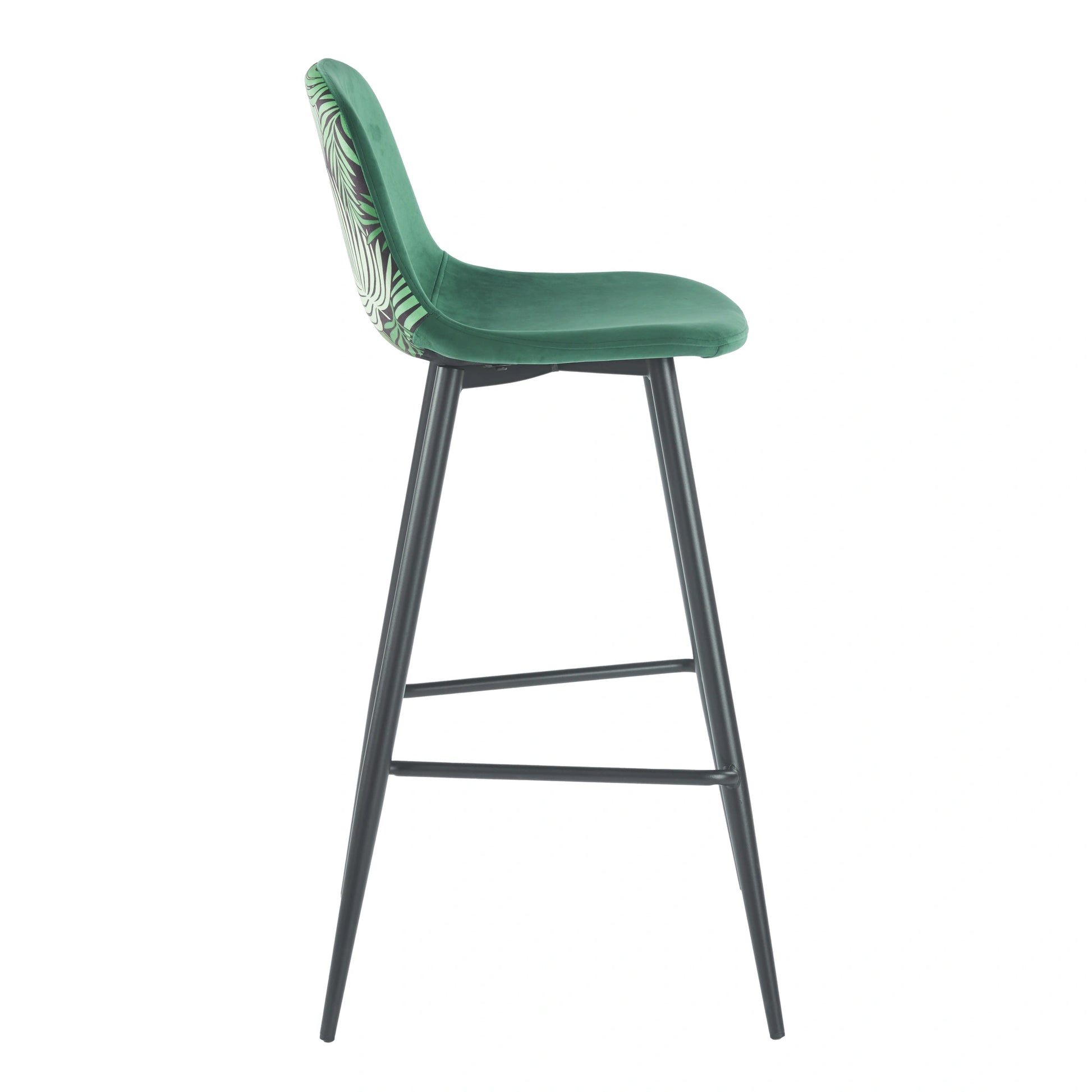 Tabouret SIMP Floral - Vert - Madrid Mobiliario