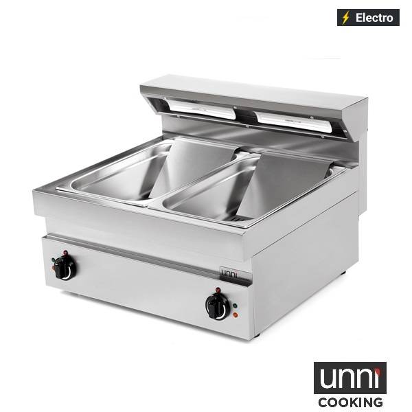 Chauffe-frites électrique 3 kW - L 700 x P 650 x H 300 mm - Unninox