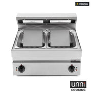 Chauffe-frites électrique 3 kW - L 700 x P 650 x H 300 mm - Unninox