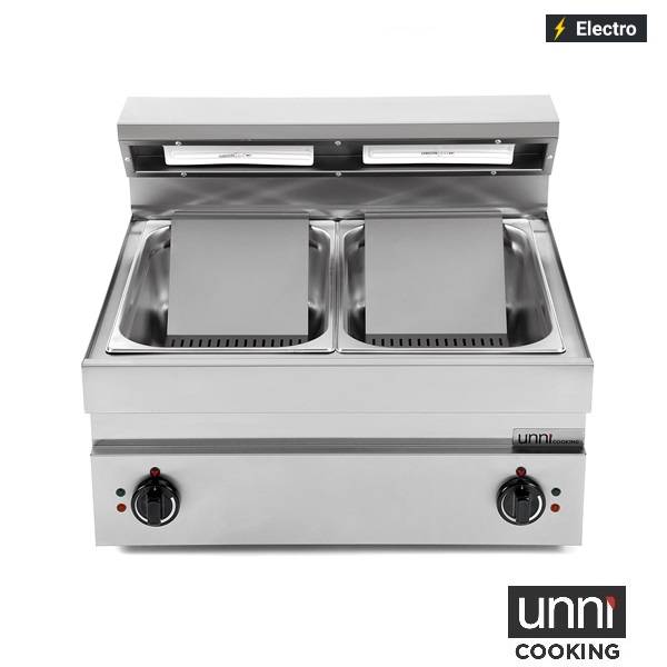 Chauffe-frites électrique 3 kW - L 700 x P 650 x H 300 mm - Unninox